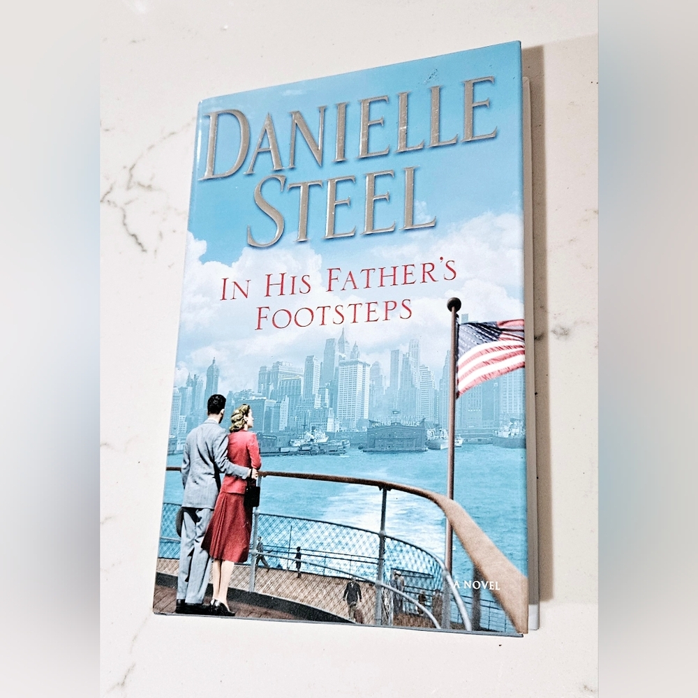 BOGO In His Father's Footsteps: A Novel Danielle Steel Hardcover Book Romance
